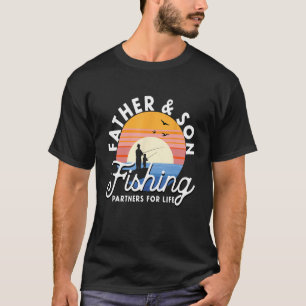 Father and Son Fishing Partners for Life T-Shirt