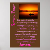Father and son fishing the serenity prayer