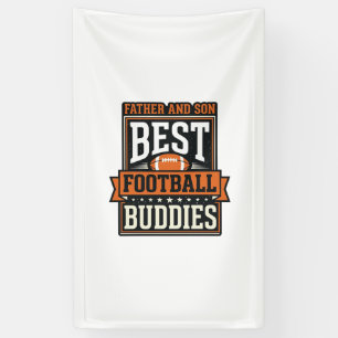 Father and Son Football Buddies Vintage Shirt Desi Banner
