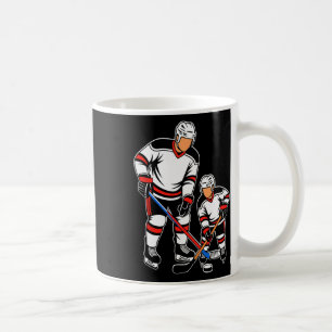 Father And Son Ice Hockey Matching Dad Coffee Mug