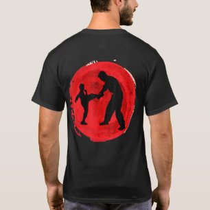 Father And Son Karate   Brazilian Jiu Jitsu Martia T-Shirt