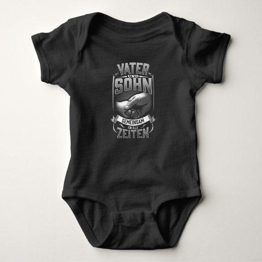 Father and son love baby bodysuit