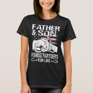 Father and Son Matching Shirts Fishing Partners fo