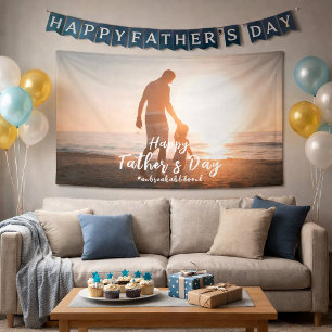 Father And Son Unbreakable Bond Father's Day Gifts Banner