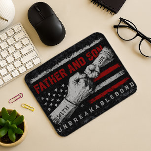 Father And Son Unbreakable Bond Father's Day Gifts Mouse Pad