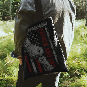 Father And Son Unbreakable Bond Father's Day Gifts Tote Bag