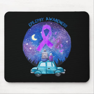 Father and Son Watching Star Epilepsy Awareness  Mouse Pad
