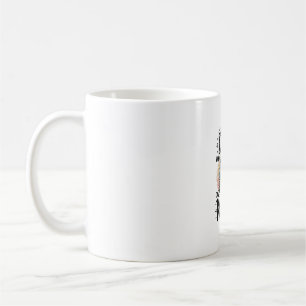 father and son with milk  sloth graphic design-01 coffee mug