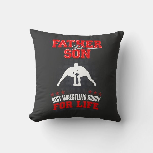 Father and son Wrestling buddy Cushion (Front)