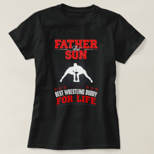 Father and son Wrestling buddy T-Shirt