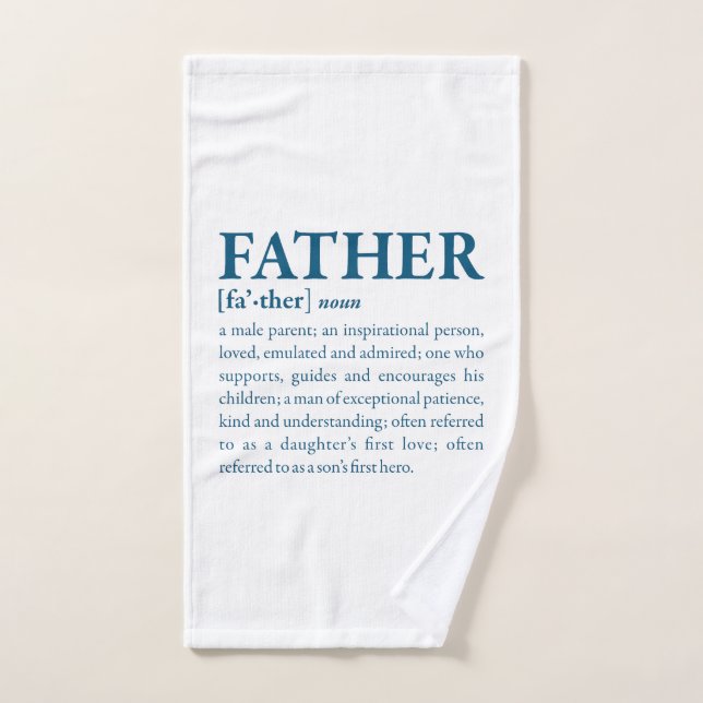 Father Bath Towel Set (Hand Towel)