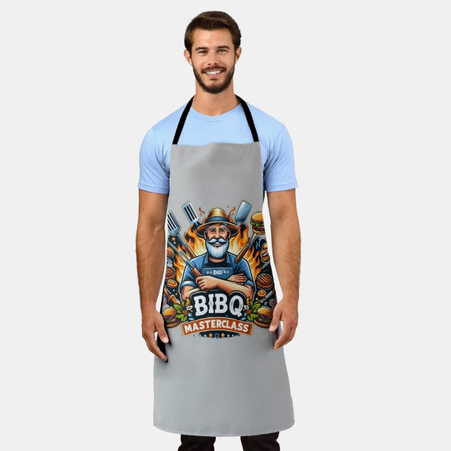 Father BBQ Masterclass Apron (Worn)