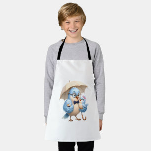 Father Bird Baking Apron Family Gift