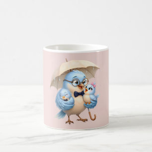 Father Bird Coffee Mug Dad Gift Design