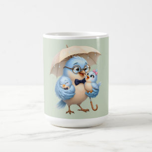Father Bird Coffee Mug Family