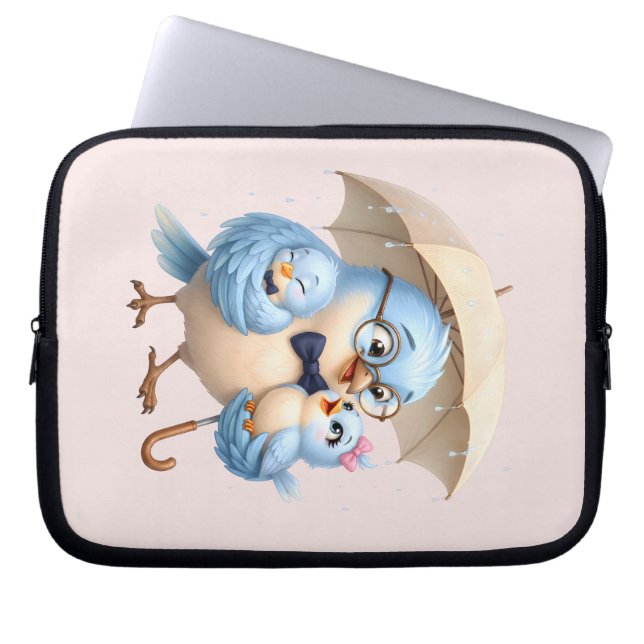 Father Bird Family Electronics Bag (Front)
