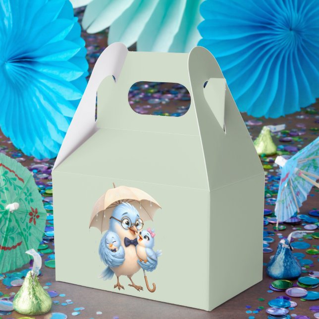 Father Bird Favour Box Gift Party (Party)