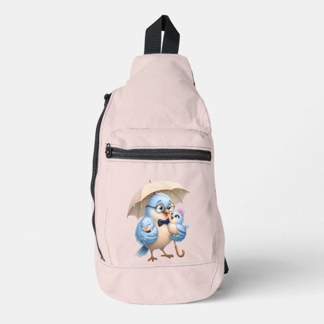 Father Bird Sling Bag (Front)