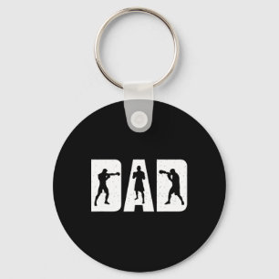Father Boxing Competition Training Boxing Club Dad Key Ring