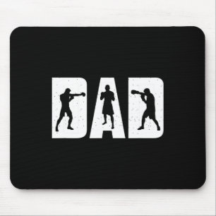 Father Boxing Competition Training Boxing Club Dad Mouse Pad