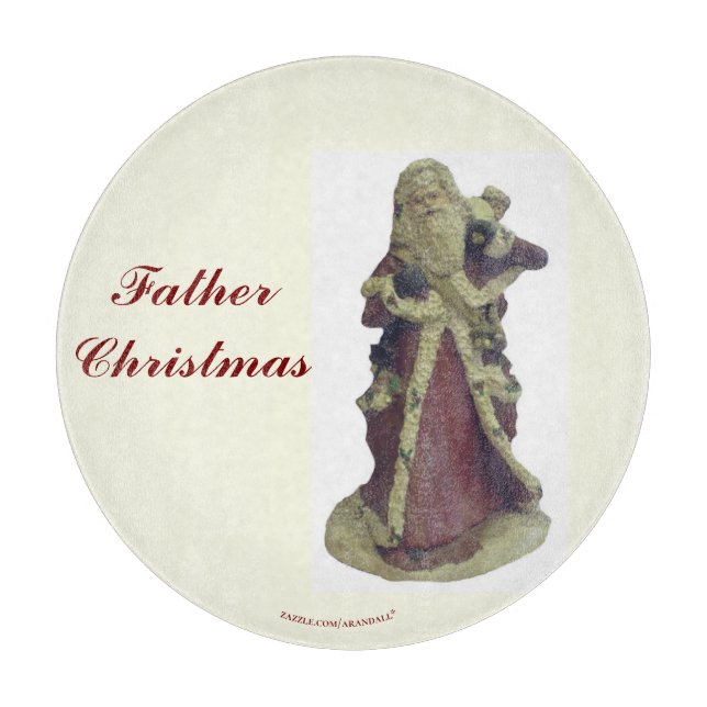 FATHER CHRISTAS  CUTTING BOARD (Front)
