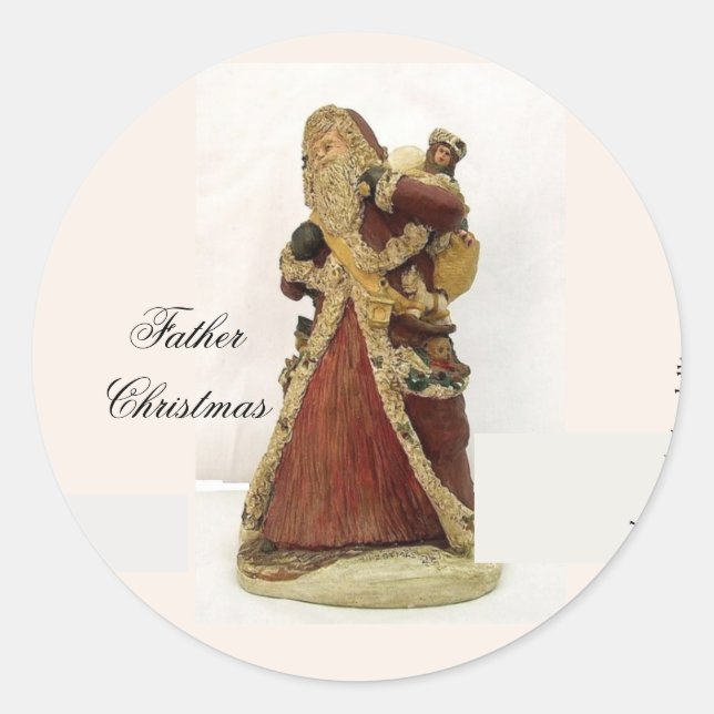FATHER CHRISTAS STICKER (Front)