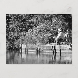 Father Christmas day off Holiday Postcard