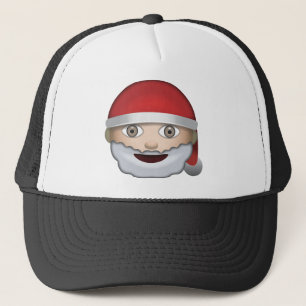 Father Christmas Emoji Trucker Hat