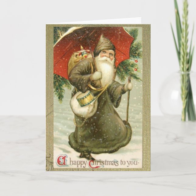 Father Christmas Holiday Card (Front)