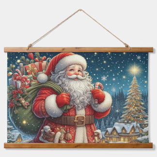 FATHER CHRISTMAS (SANTA CLAUSETAPESTRY HANGING TAPESTRY