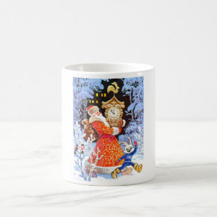 Father Christmas, vintage Russian scene Coffee Mug