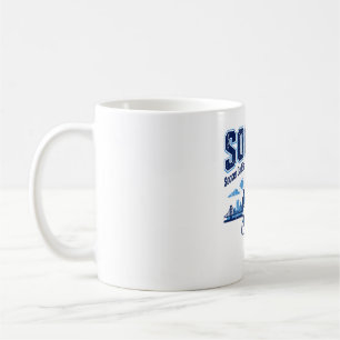 Father Coach Clipboard Tactical Advice City Skylin Coffee Mug