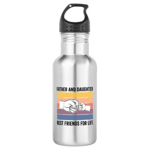 Father Daughter Best Friends for Life Vintage Desi 532 Ml Water Bottle