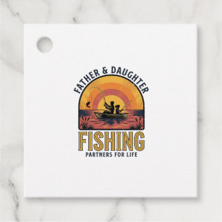 Father Daughter Fishing Partners for Life Shirt De Favour Tags