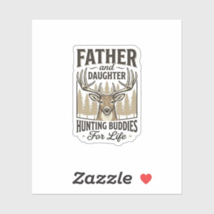 Father Daughter Hunting Buddies Deer Shirt Design_