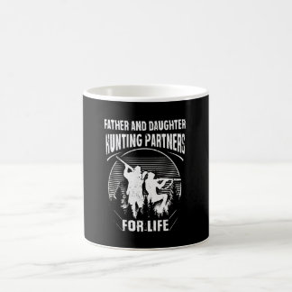 Father Daughter Hunting Partners For Life Gift Magic Mug