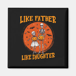Father Daughter Matching Halloween Costume  Magnet