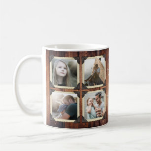 Father Daughter Personalised Instagram Photo Grid Coffee Mug