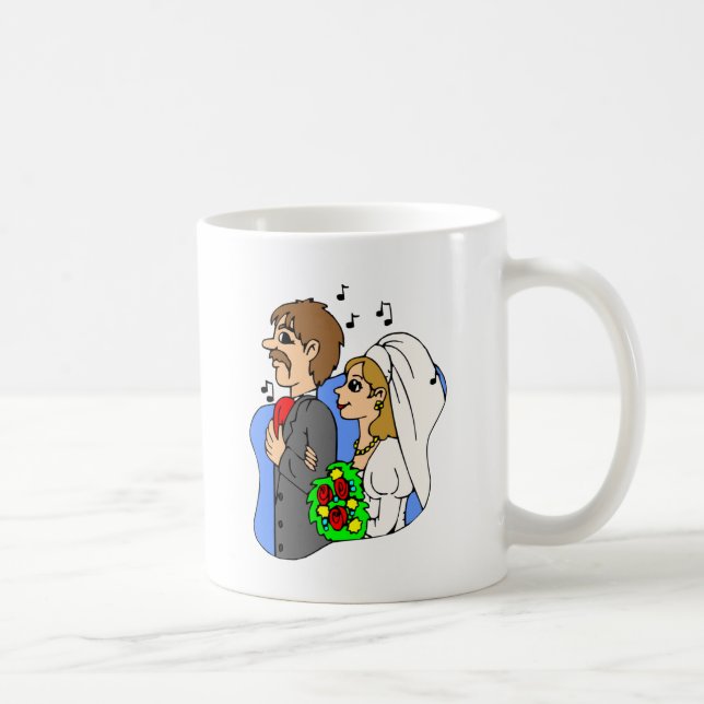 Father Daughter Walk Down Aisle Wedding March Coffee Mug (Right)