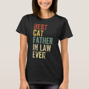 Father Day Best Cat Brother In Law Ever Vintage T-Shirt