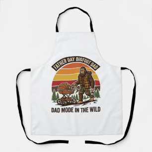 Father Day Bigfoot Dad Shirt Camping Legend Father Apron