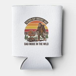 Father Day Bigfoot Dad Shirt Camping Legend Father Can Cooler