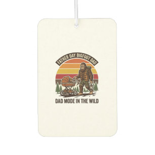 Father Day Bigfoot Dad Shirt Camping Legend Father Car Air Freshener