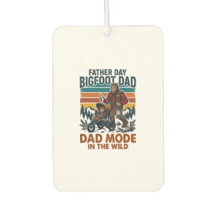 Father Day Bigfoot Dad Shirt Camping Legend Father Car Air Freshener