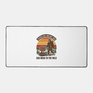 Father Day Bigfoot Dad Shirt Camping Legend Father Desk Mat