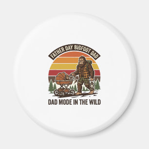 Father Day Bigfoot Dad Shirt Camping Legend Father Magnet