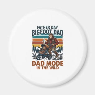 Father Day Bigfoot Dad Shirt Camping Legend Father Magnet