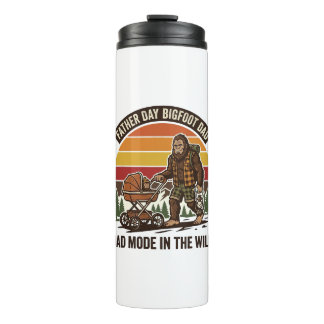 Father Day Bigfoot Dad Shirt Camping Legend Father Thermal Tumbler