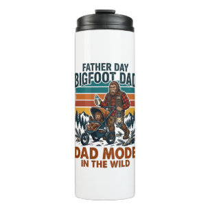 Father Day Bigfoot Dad Shirt Camping Legend Father Thermal Tumbler