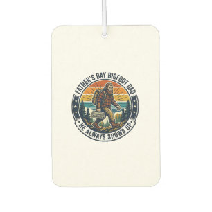 Father Day Bigfoot Dad Shirt Funny Forest Legend D Car Air Freshener
